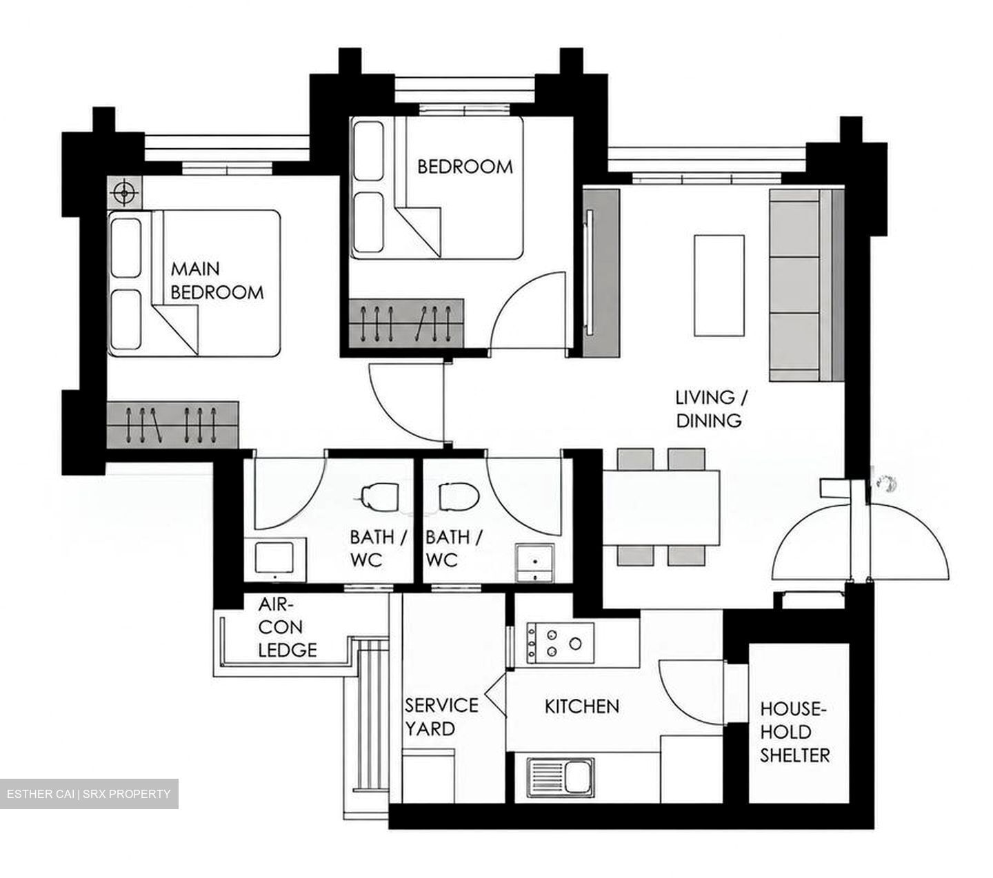Blk 32 Skyresidence @ Dawson (Queenstown), HDB 3 Rooms #603519611